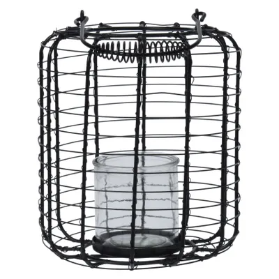 Obrázek produktu pro Kovová lucerna, Ø 18,5 cm, černá