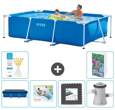 Obrázok produktu pre Obdĺžnikový bazén s rámom – 260x160x65 cm – 5-dielny, model S49