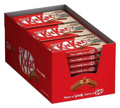 Produktbild von KitKat Schokoladenriegel Classic mit Milchschokolade 40g 24er Pack