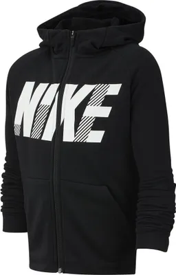 Produktbild von Nike - Dri-fit Hoodie - Schwarze Kinderjacke