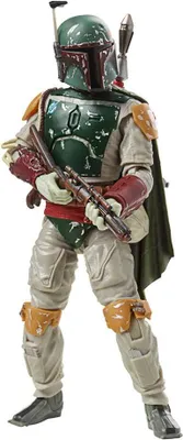 Immagine prodotto di Hasbro Star Wars Episodio VI 40° Anniversario Serie Nera Deluxe Actionfigur Boba Fett 15 cm HASF6855