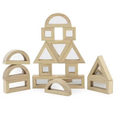 Image de VIGA Casse-tête en bois avec miroir 16 pièces