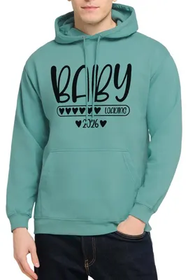 Produktbild von Spreadshirt Baby 2026 loading Uni Hoodie, L, Pastelltürkis