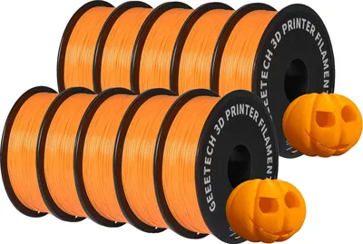 Obrázek produktu pro PLA filament, průměr 1,75 mm, ekologický, vysoká pevnost, oranžový