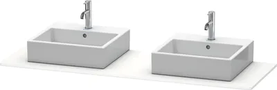 Immagine prodotto di Console Duravit XSquare, 2 découpes, 1600x16x550mm, XS063HB8484, XS063HB8484