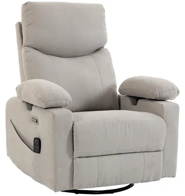 Produktbild von HOMCOM Elektrischer Relaxsessel mit Dreh- und Schaukelfunktion, Massage