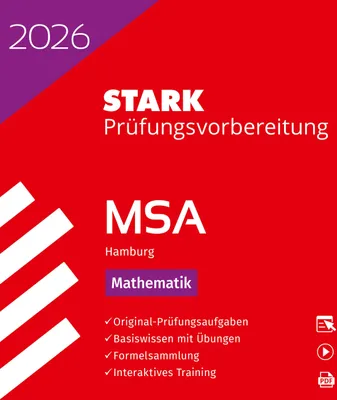 Produktbild von STARK Mathematik - MSA 2026 Hamburg - Prüfungsvorbereitung