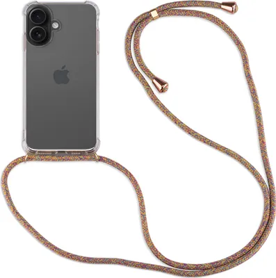 Produktbild von Handykette für Apple iPhone 12 Mini – Handyhülle mit Band & Kordel Rainbow