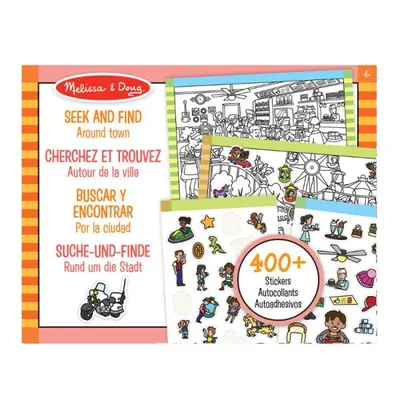 Image de MELISSA Livre de coloriage avec autocollants City 40150