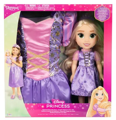Image de Jakks Pacific - Kostium Lalki Disney Rapunzel 38cm - Akcesorium Premium