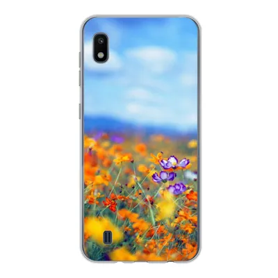 Produktbild von MuchoWow® Handyhülle Schutzhülle Hülle für Samsung Galaxy A10 Kosmos - Farben - Frühling Silikon Softcase Handy Hülle - Schutzhülle