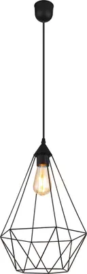 Produktbild von LED Hängeleuchte, Gitter, Metall, schwarz, H 120 cm