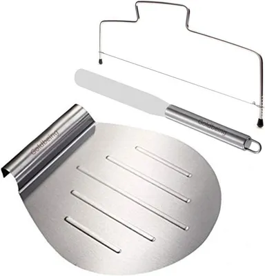 Produktbild von Goldbeing Kuchenheber Set Edelstahl - Profi Tortenheber und Streichpalette