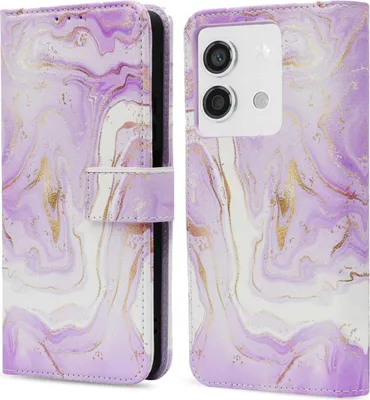 Image de imoshion Bibliothèque design pour le Xiaomi Redmi Note 13 (5G) - Marbre violet