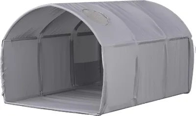 Produktbild von Tunnelzelt Vitalispa Kubby Grau 100 x 80 cm mit Fenster, Model 55816
