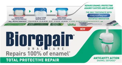 Produktbild von Biorepair Total Protective Repair Zahnschmelzaufbaupaste 75 ml