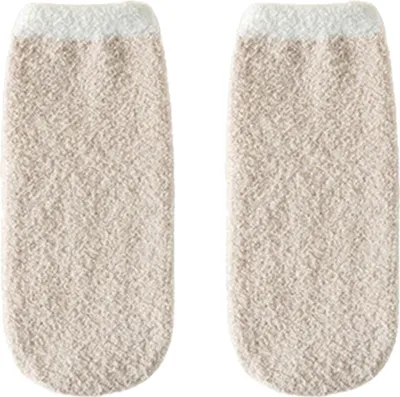 Produktbild von Damen Winterschlafsocken Warme Kuschelsocken Lockere, flauschige Socken mit elastischen Bündchen zum Entspannen zu Hause und Schlafen