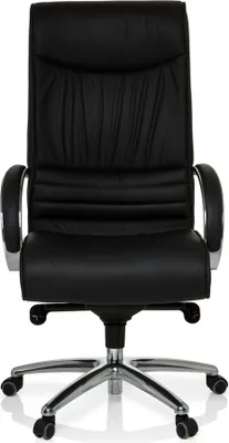 Obrázok produktu pre hjh OFFICE XXL otočná stolička XXL F 400 čalúnená kancelárska stolička do nosnosti 150 kg s koženými podrúčkami do kancelárie, domácnosti