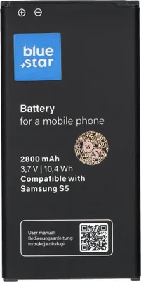 Produktbild von AKKU passend für Samsung Galaxy S5 2800 m/Ah Li-Ion BS PREMIUM