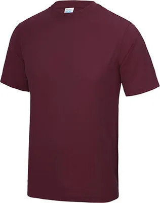 Produktbild von Just Cool JC001 | Cool T-Shirt +WRAP  +UV-Sonnenschutz 30 - Farbe: Burgundy - Größe: L