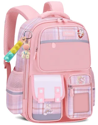 Produktbild von Schulrucksack 24 l, rosa, wasserabweisend, leicht, ergonomisch, für Schule