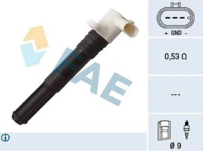 Produktbild von FAE 80266 Zündspule für FIAT PUNTO EVO (199) PUNTO (199) für ALFA ROMEO MITO (955)