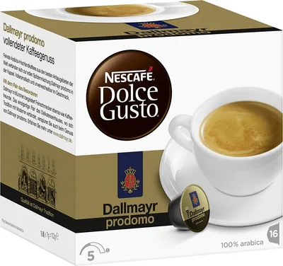 Produktbild von Nescafé Dolce Gusto Dallmayr Prodomo | 16 Kaffeekapseln