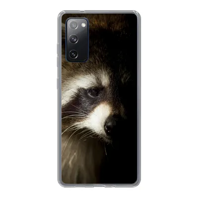 Produktbild von MuchoWow® Handyhülle Schutzhülle Hülle für Samsung Galaxy S20 FE Waschbär - Wilde Tiere - Schwarz Silikon Softcase Handy Hülle - Abdeckung