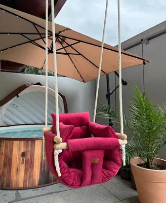 Produktbild von Premium Ruby Red - Handgefertigte Schaukel