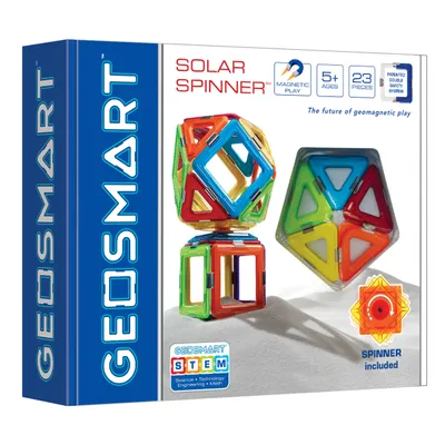 Obrázok produktu pre Smart Games Geosmart Solar Spinner, stavebnica, stavebné hryzadlá, detské hračky, od 3 rokov, GEO 200