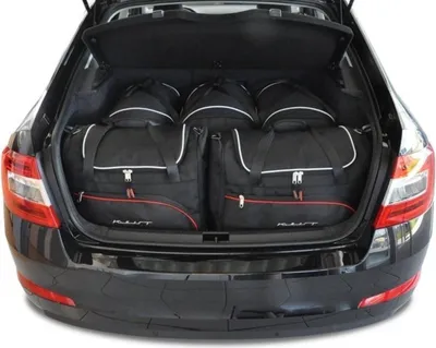 Zdjęcie produktu dla Torby do bagażnika SKODA OCTAVIA LIFTBACK 2013-2020 5szt KJUST