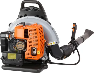 Produktbild von Gasbetriebener Laubbläser, 63CC Zweitaktmotor, einstellbare Luftstromrichtung, leichtes Design