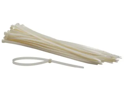 Immagine prodotto di Set Fascette In Nylon - 8,8 X 500 Mm - Bianco (100 Pz)