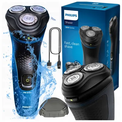 Produktbild von Philips Aqua Touch IPX7 Rasierer, 27 PowerCut-Klingen, 3D Flex Hautschutz