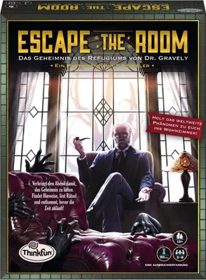 Produktbild von Thinkfun Familienspiel Logikspiel Escape the Room Geheimnis Dr. Gravely 76310