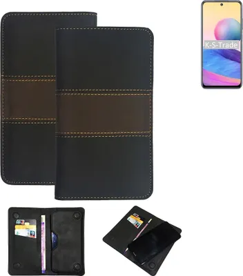 Produktbild von K-S-Trade Hülle Handyhülle kompatibel mit Xiaomi Redmi Note 10 5G Schutzhülle Walletcase Bookstyle Tasche Schutz Case Handytasche Wallet Cover