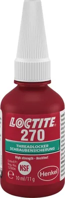 Produktbild von Schraubensicherung 270 10 ml hf.nv.grün NSF P1 Flasche LOCTITE