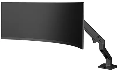 Zdjęcie produktu dla Ergotron HX Series HX ARM WITH VERY HEAVY DUTY PIVOT DESK, Zacisk, 17 kg, 144,8 cm (57"), 100 x 100 mm, Opcja regulacji wysokości, Czarny