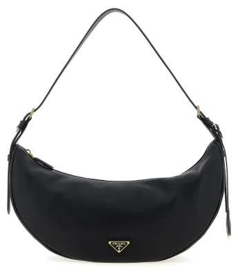 Produktbild von Prada Demi-Lune Large Umhängetasche Kalbsleder schwarz