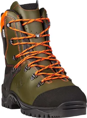 Produktbild von KOX Schnittschutzstiefel / Schnittschutzschuhe UNO Olivgrün Größe 39