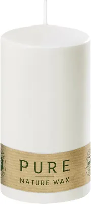 Produktbild von WENZEL PURE Kerze Safe Candle 13x7cm natural, weiß