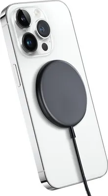 Obrázek produktu pro Crong Aluminium inductive charger graphite