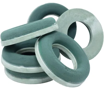 Produktbild von OASIS Steckschaum ECObase Ring Ø18cm Steckmasse Steckschwamm - 6 Stück