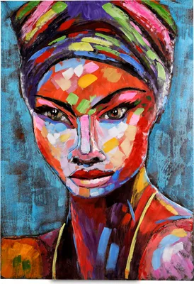 Produktbild von Wandbild Metallbild 3D Unikat Woman Modern Art 1. 80x120x6cm 3D