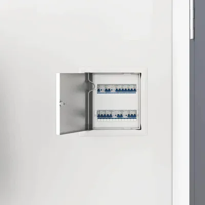 Produktbild von Möbel Zugangsklappe 2 stk. Weiß 23 x 23 x 3 cm Stahl - Revisionstüren &45108