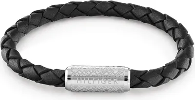 Immagine prodotto di Tommy Hilfiger - 2790479 - Bracciale - Uomo - Pelle - Nero - 19 cm