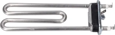 A heating element for a washing machine, isolated on a white background.