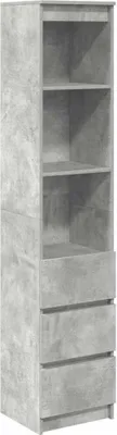 Produktbild von Highboard Betongrau 37,5x35x180 cm Holzwerkstoff