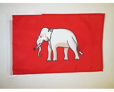Flagge Königreich Siam 1350-1939, 45x30 cm, Polyester 100D