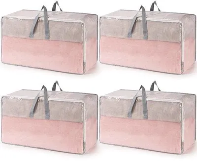 Immagine prodotto di Grande contenitore portaoggetti, set da 4 pezzi, impermeabile, trasparente